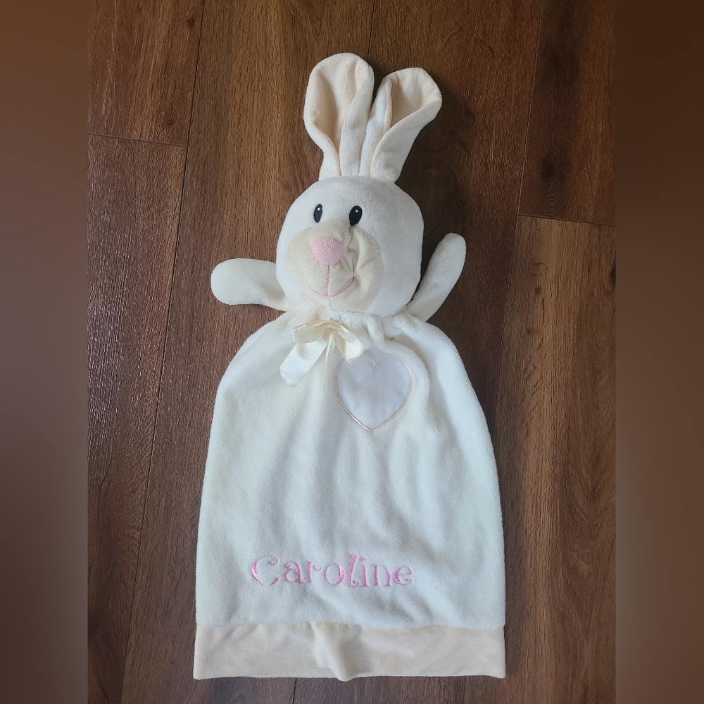"Caroline" baby girl bunny lovey